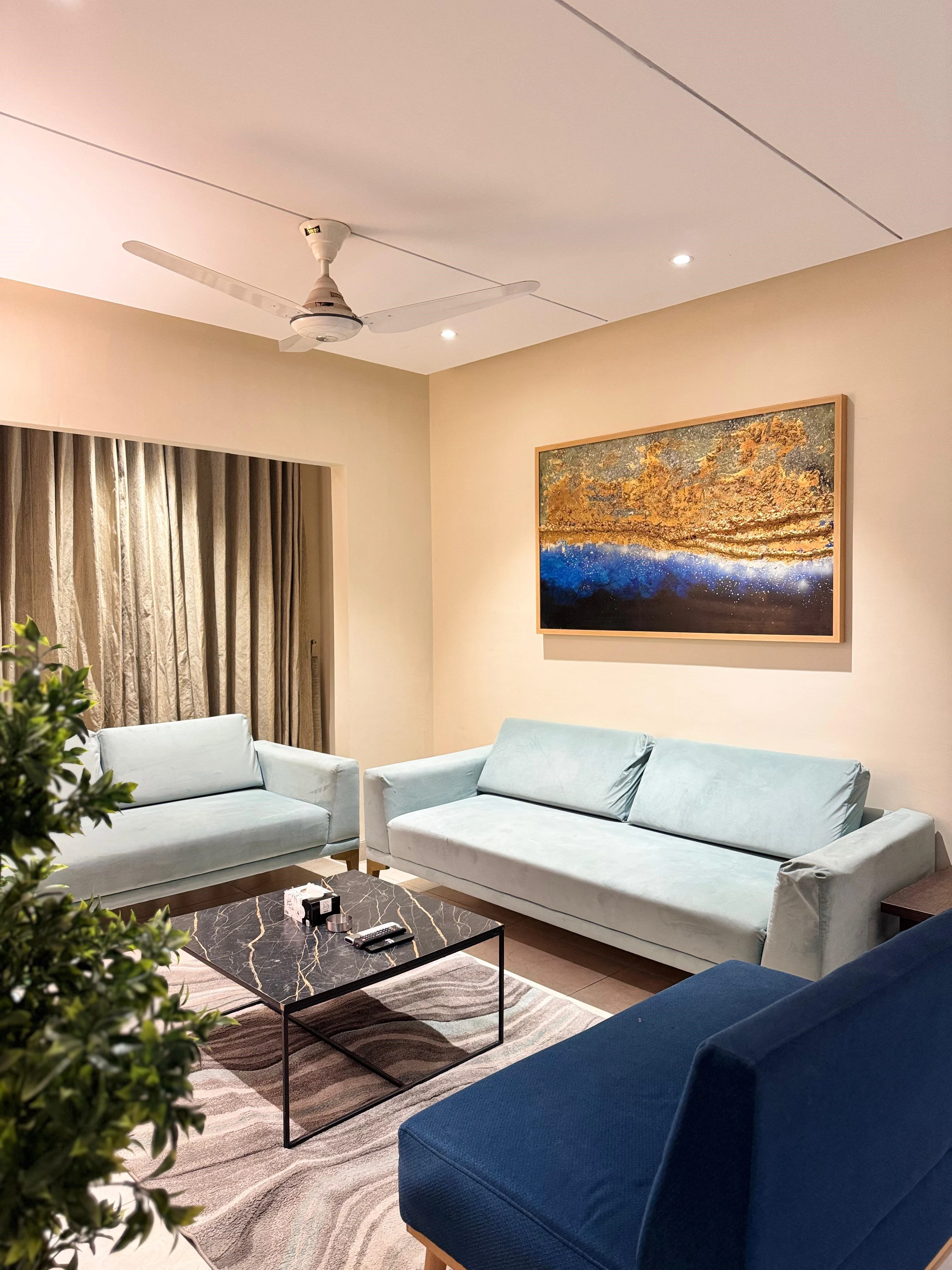 Indigo Apartments 1BHK Dual-Bath Suite Gulberg Lahore